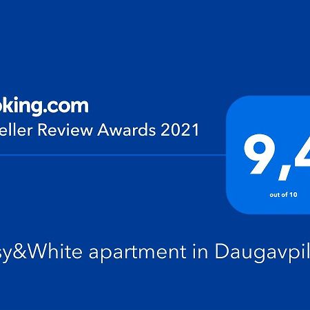Cosy&White Apartment In Daugavpils Eksteriør bilde